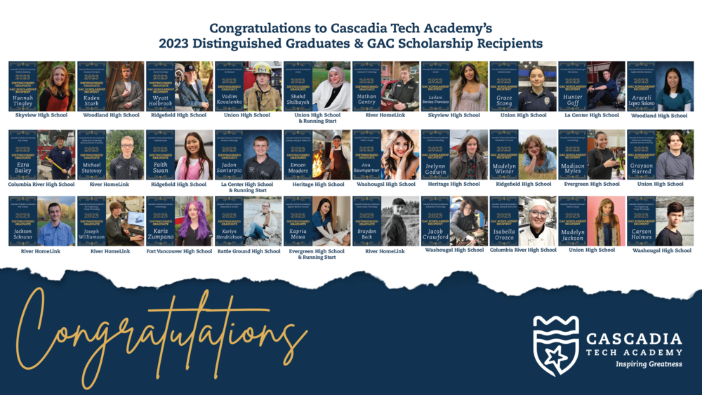 2022-2023 Distinguished Graduates and GAC Scholarship Recipients