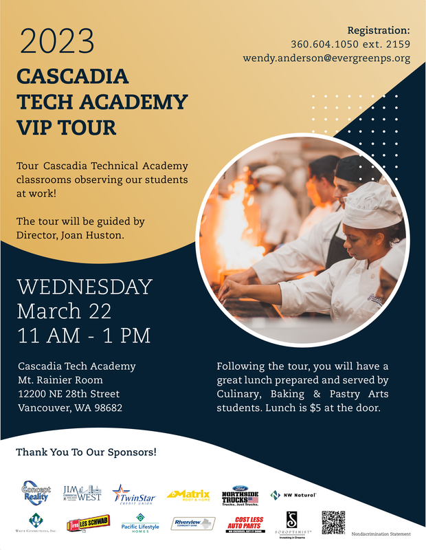 You are invited to our VIP Tour Cascadia Tech Academy